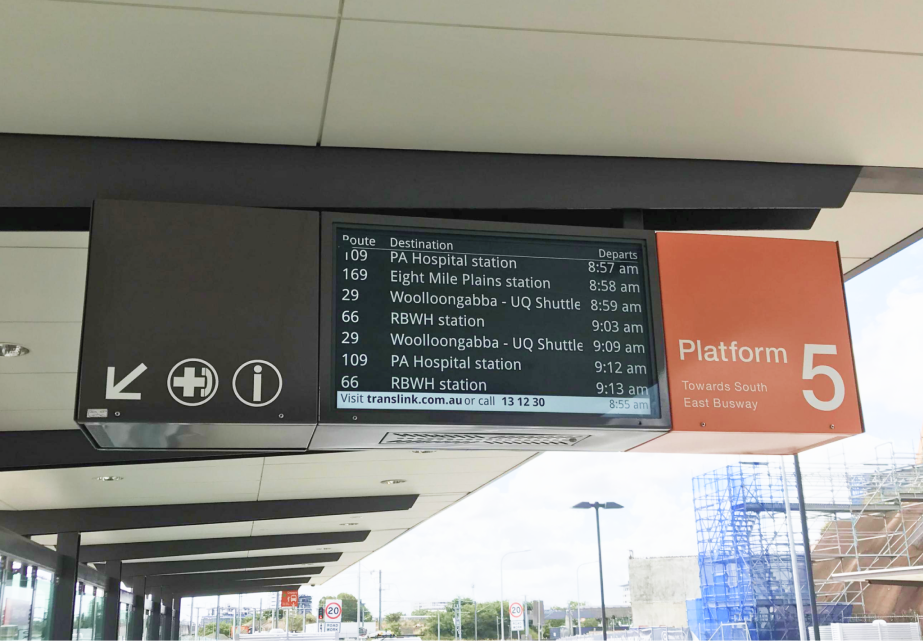 LCD Passenger Information Displays